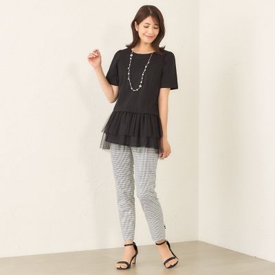 チュールネットコンビ チュニック | TO BE CHIC (Women)/トゥー ビー