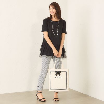 チュールネットコンビ チュニック | TO BE CHIC (Women)/トゥー ビー