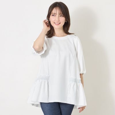 ⭐️新品‼︎⭐️トゥービーシック⭐️レーススモッグチュニック　FREE スモッキング ティアードチュニック | TO BE CHIC (Women)/トゥー ビー