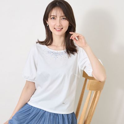 Chesty ビジューカットソー ビジューツイードベスト｜【公式】Chestyオンラインショップ