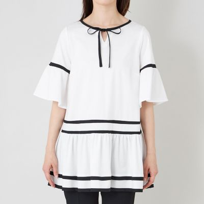バイカラーカットソー チュニック | TO BE CHIC (Women)/トゥー ビー