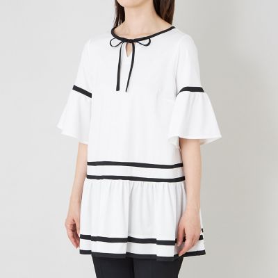 バイカラーカットソー チュニック | TO BE CHIC (Women)/トゥー ビー