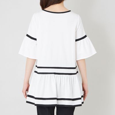 バイカラーカットソー チュニック | TO BE CHIC (Women)/トゥー ビー
