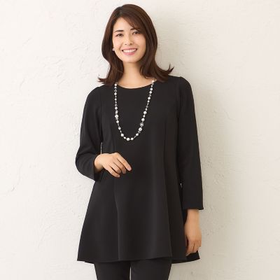 トゥービーシック　マットストレッチダンボール チュニック 42 マットストレッチダンボール チュニック | TO BE CHIC (Women)/トゥー