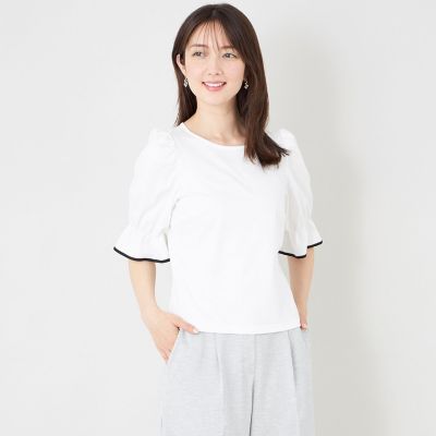 お値下げ 美品 to be chic  ニット リボン L】ビジュー＆リボン ニット(トップス)｜TO BE CHIC(トゥー ビー