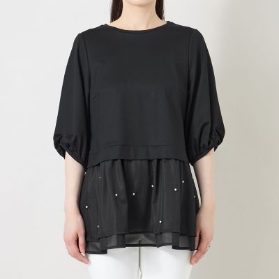 シアーアクセント パールビジューチュニック | TO BE CHIC (Women