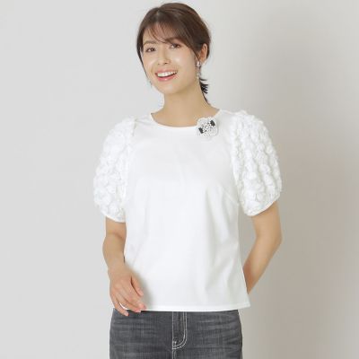 ＜TO BE CHIC (Women)＞コットンポンチ　プルオーバーカットソー