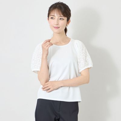 ラッセルレースコンビ カットソー | TO BE CHIC (Women)/トゥー ビー 