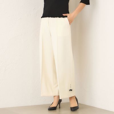 ＜TO BE CHIC (Women)＞ウールライク　ワイドパンツ