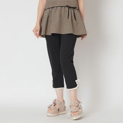 ＜TO BE CHIC (Women)＞バイカラーサイドリボン　パンツ