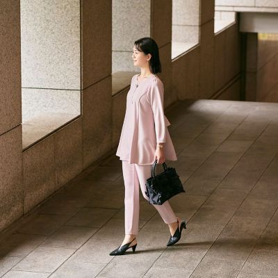 マットストレッチダンボール パンツ | TO BE CHIC (Women)/トゥー ビー