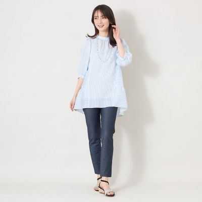 to be chic パンツ　レギンスパンツ エアリーストレッチ デニムライクレギンスパンツ | TO BE CHIC (Women