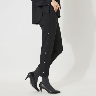 サイドパール デザインスリム パンツ | TO BE CHIC (Women)/トゥー