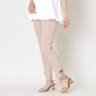 ＜TO BE CHIC (Women)＞デュアルストレッチ　スリムパンツ