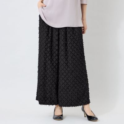 シアーフラワージャカード ワイドパンツ | TO BE CHIC (Women)/トゥー