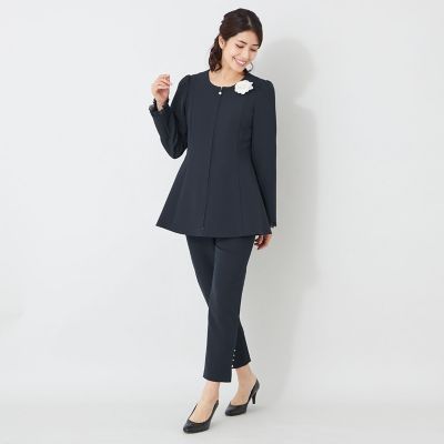 デュアルストレッチウエストゴム パンツ | TO BE CHIC (Women)/トゥー