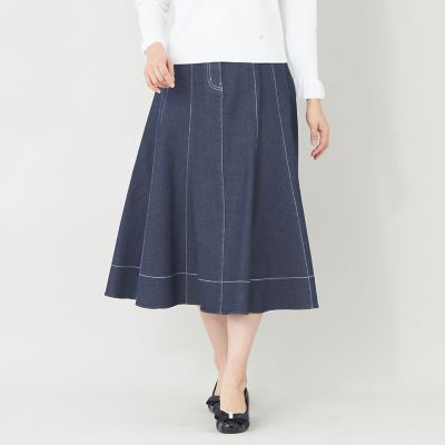 ＜TO BE CHIC (Women)＞エレガンスデニム　パネルスカート