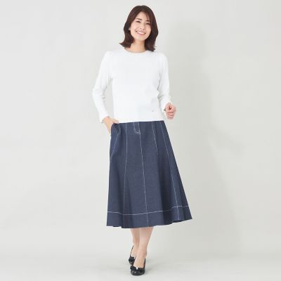 エレガンスデニム パネルスカート | TO BE CHIC (Women)/トゥー ビー