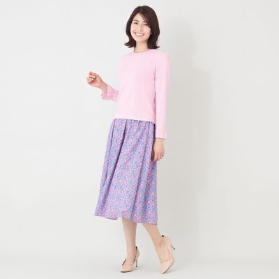 エアリージャカードフレア スカート | TO BE CHIC (Women)/トゥー ビー
