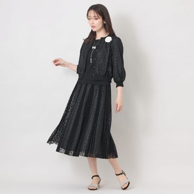 ジャカードレース プリーツスカート | TO BE CHIC (Women)/トゥー ビー