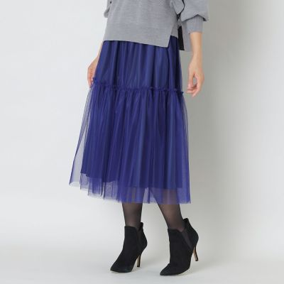＜TO BE CHIC (Women)＞チュール　ティアードスカート