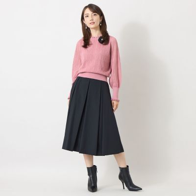 コンパクトタフタ BOXタックスカート | TO BE CHIC (Women)/トゥー