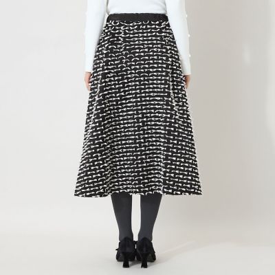 リボンテクスチャー タックスカート | TO BE CHIC (Women)/トゥー ビー