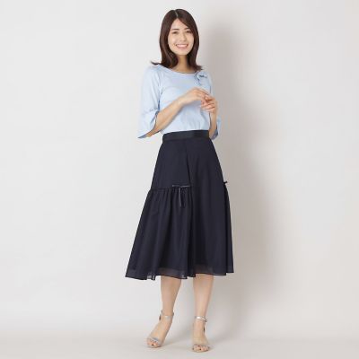 ライトエアリー リボンスカート | TO BE CHIC (Women)/トゥー ビー