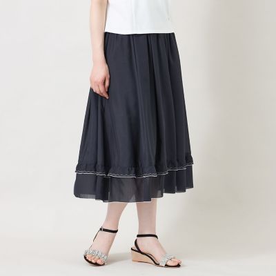 ライトタッチ ギャザーフリルスカート | TO BE CHIC (Women)/トゥー