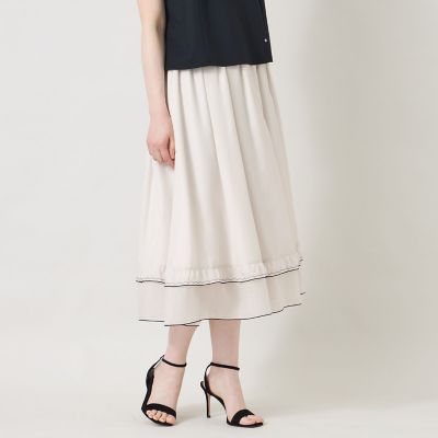 ライトタッチ ギャザーフリルスカート | TO BE CHIC (Women)/トゥー