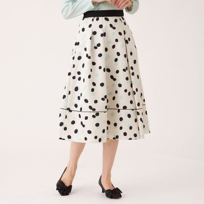 ランダムドット グログランタックスカート | TO BE CHIC (Women