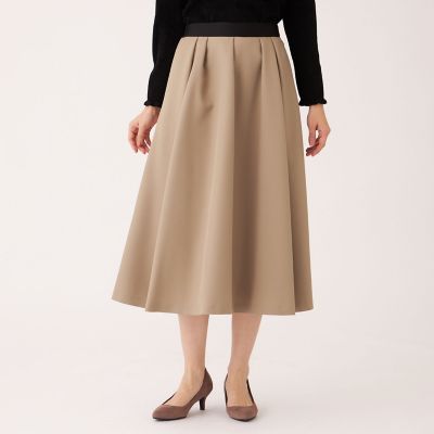 ＜TO BE CHIC (Women)＞ランダムタック　ツイルスカート