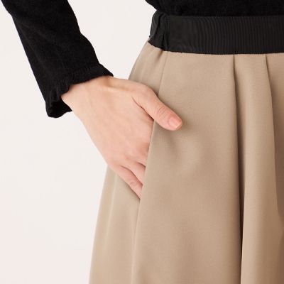 ランダムタック ツイルスカート | TO BE CHIC (Women)/トゥー ビー