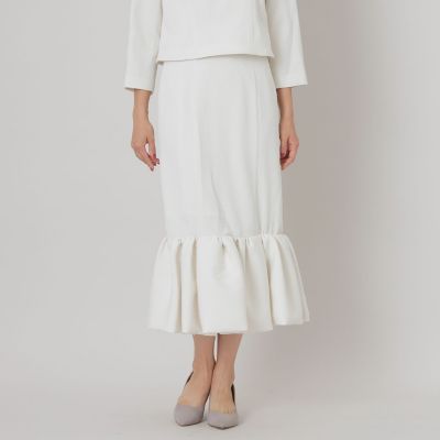 ＜TO BE CHIC (Women)＞【ＷＥＢ限定】フクレジャカードマーメイドスカート