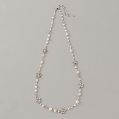 ＜TO BE CHIC (Women)＞フラワービジューネックレス