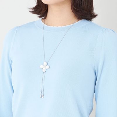 ＜TO BE CHIC (Women)＞フラワースライドネックレス