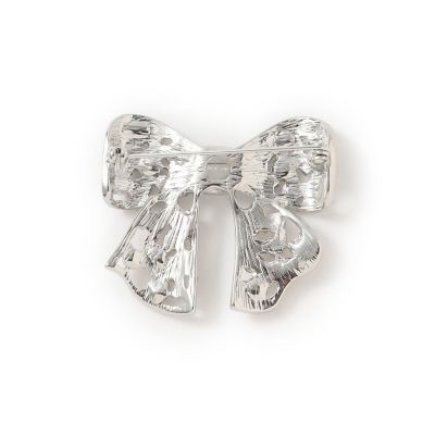 【美品】TO BE CHIC＊おリボンビジュー付きアンサンブル＊Ⅱ リボンビジューブローチ | TO BE CHIC (Women)/トゥー ビー シック