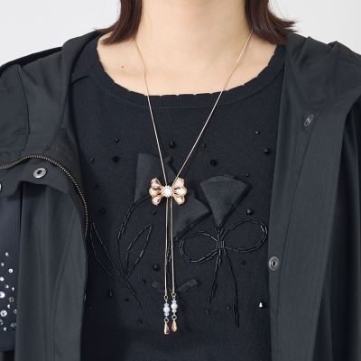 リボンスライドネックレス | TO BE CHIC (Women)/トゥー ビー シック 