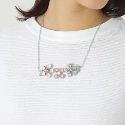 ＜TO BE CHIC (Women)＞フロストビジューフラワーネックレス