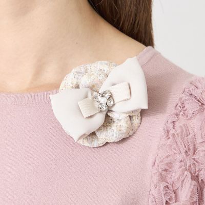 カメリアリボン　確認用 ツイードカメリアリボン コサージュ | TO BE CHIC (Women)/トゥー ビー