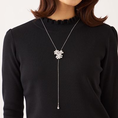 パヴェフラワースライド ネックレス | TO BE CHIC (Women)/トゥー ビー