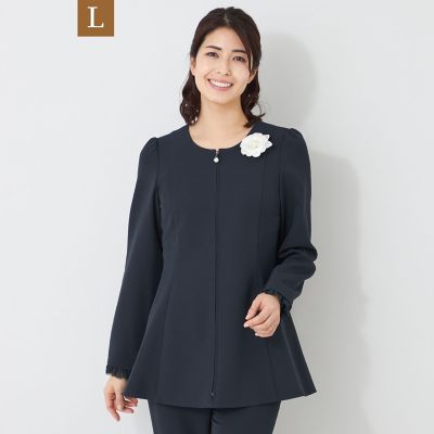 L】デュアルストレッチ ZIP チュニック | TO BE CHIC L (Women