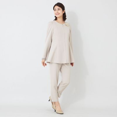 L】デュアルストレッチ ZIP チュニック | TO BE CHIC L (Women