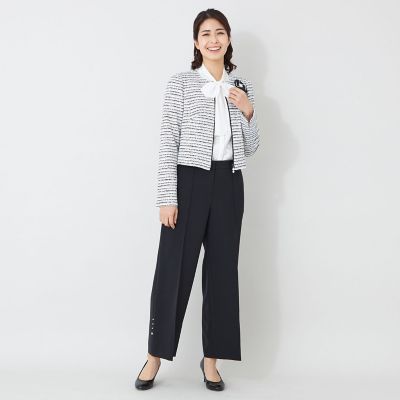 L】MIXツイード ジャケット | TO BE CHIC L (Women/大きいサイズ