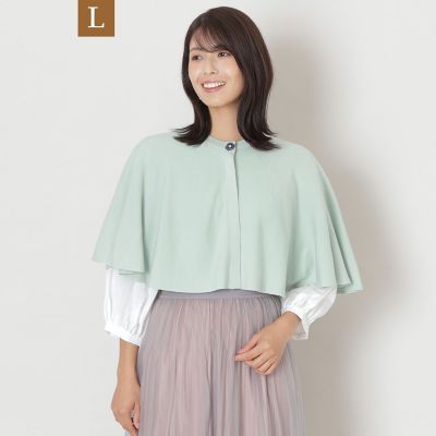 ＜TO BE CHIC L (Women/大きいサイズ)＞【Ｌ】レーヨンコットン　カーディガン
