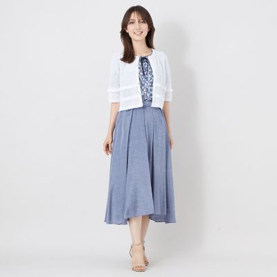 L】ハイツイスト シアーニットカーディガン | TO BE CHIC L (Women