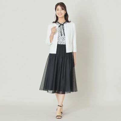L】パールニット カーディガン | TO BE CHIC L (Women/大きいサイズ