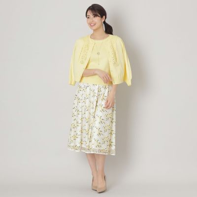 L】クロシェ編み カーディガン | TO BE CHIC L (Women/大きいサイズ 