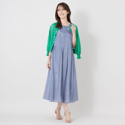 L】エアリーローンドレープワンピース | TO BE CHIC L (Women/大きい