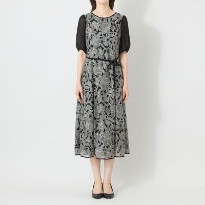 【L】【冨張愛さん着用】リュクスエンブロイダリーチュール ワンピース | TO BE CHIC L (Women/大きいサイズ)/トゥー ビー ...